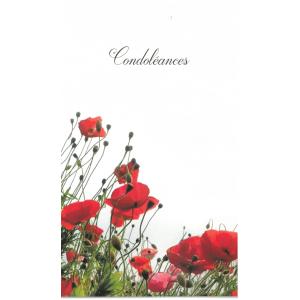 Carte Condoléances + Enveloppe