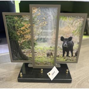 Plaque Funéraire Chasse
