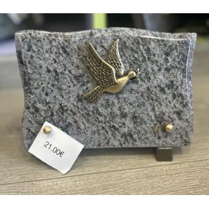 Plaque Funéraire Colombe