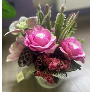 Coupe de fleurs artificielles