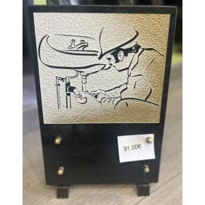 Plaque Funéraire Plombier