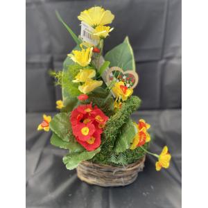 Coupe Arrosoir fleurs artificielles