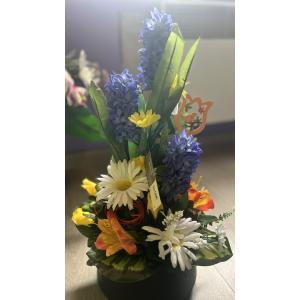 Coupe de fleurs artificielles