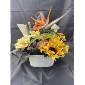 Coupe de fleurs artificielles